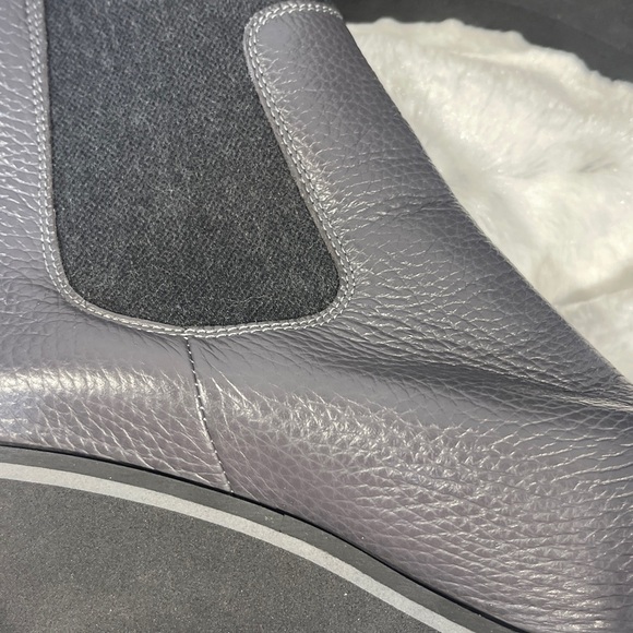 M Gemi leather wedge bootie womens size 10 - Picture 8 of 9